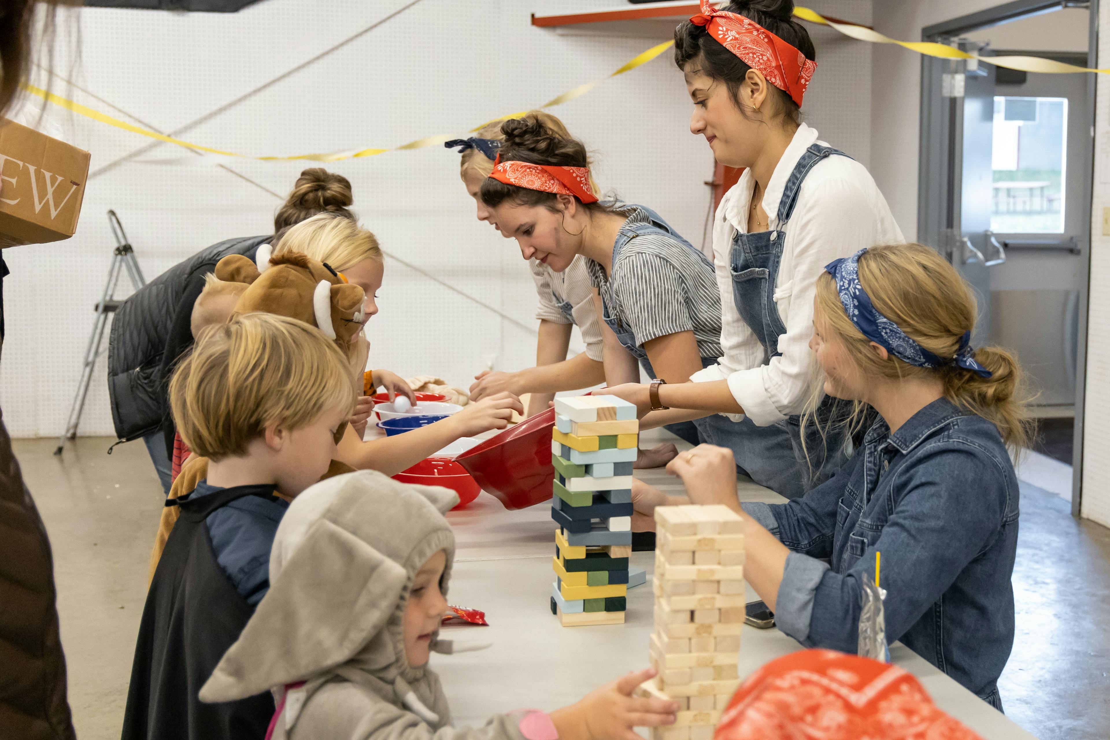 New Saint Andrews College Students hosting the fall festival in Moscow, Idaho