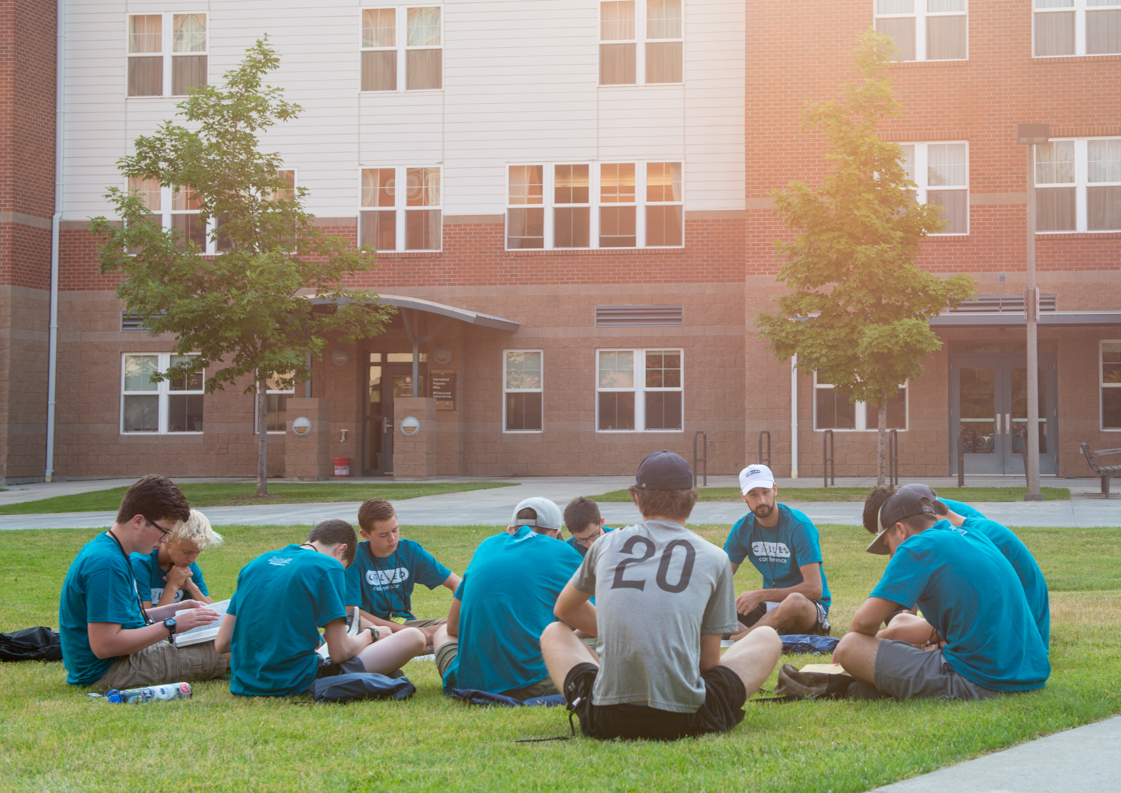 Called Conference Students in morning devotions